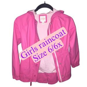 Cat & Jack Size 6/6x girls raincoat